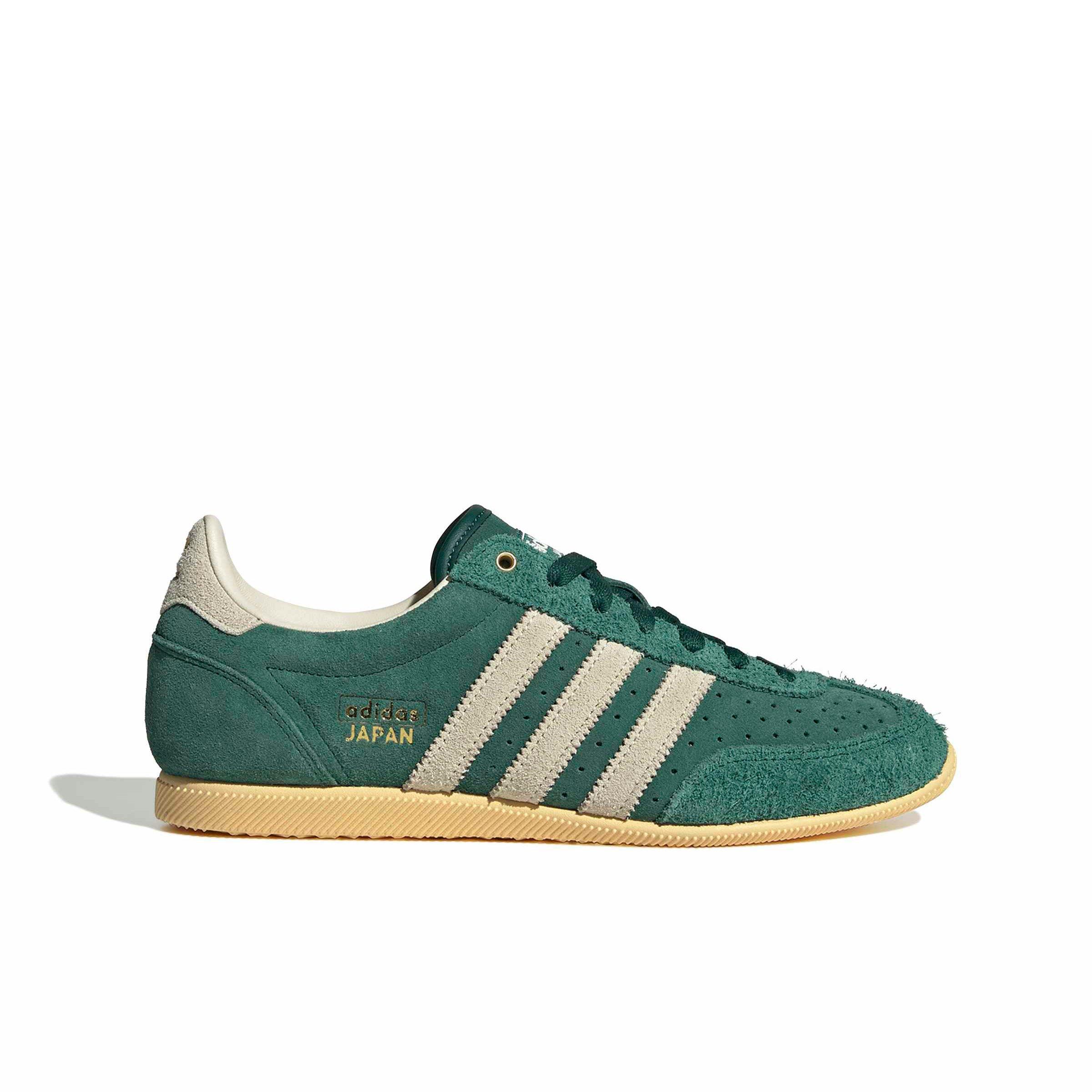 adidas Originals Japan "Collegiate Green/Warm Vanilla/Gold Metallic" Women's Shoe - GREEN/VANILLA/GOLD